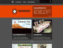 Tablet Screenshot of cinemabrut.com